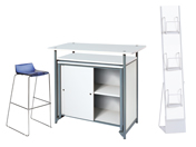 1 x ADOUR bleu / 1 x MAINE blanc / 1 x PHILIBERT blanc : ensemble de mobiliers en location