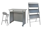 1 x KERDONIS gris / 1 x ANJOU gris / 1 x POL gris : ensemble de mobiliers en location